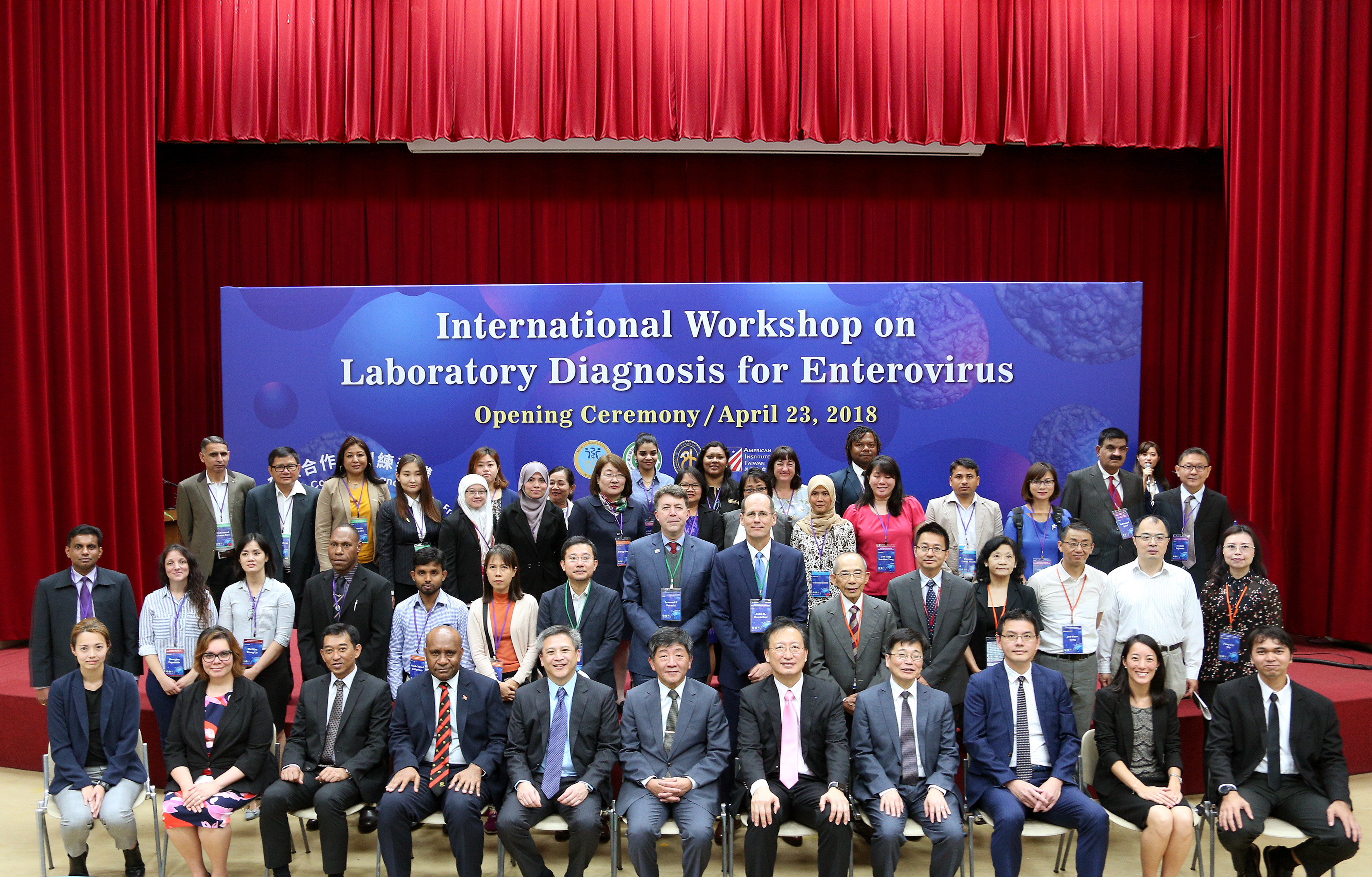 US and Taiwan co-organize International Workshop on Laboratory Diagnosis for Enterovirus to strengthen diagnostic capacity for enteroviruses among New Southbound Policy partner countries and share regional epidemic control resources